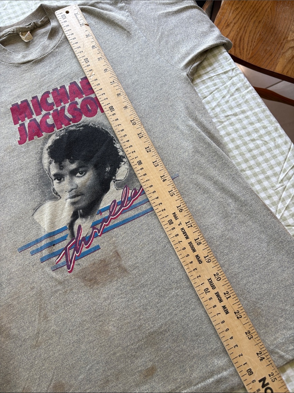 Michael Jackson vintage 1984 thriller single stitch T-shirt - Picture 7 of 9